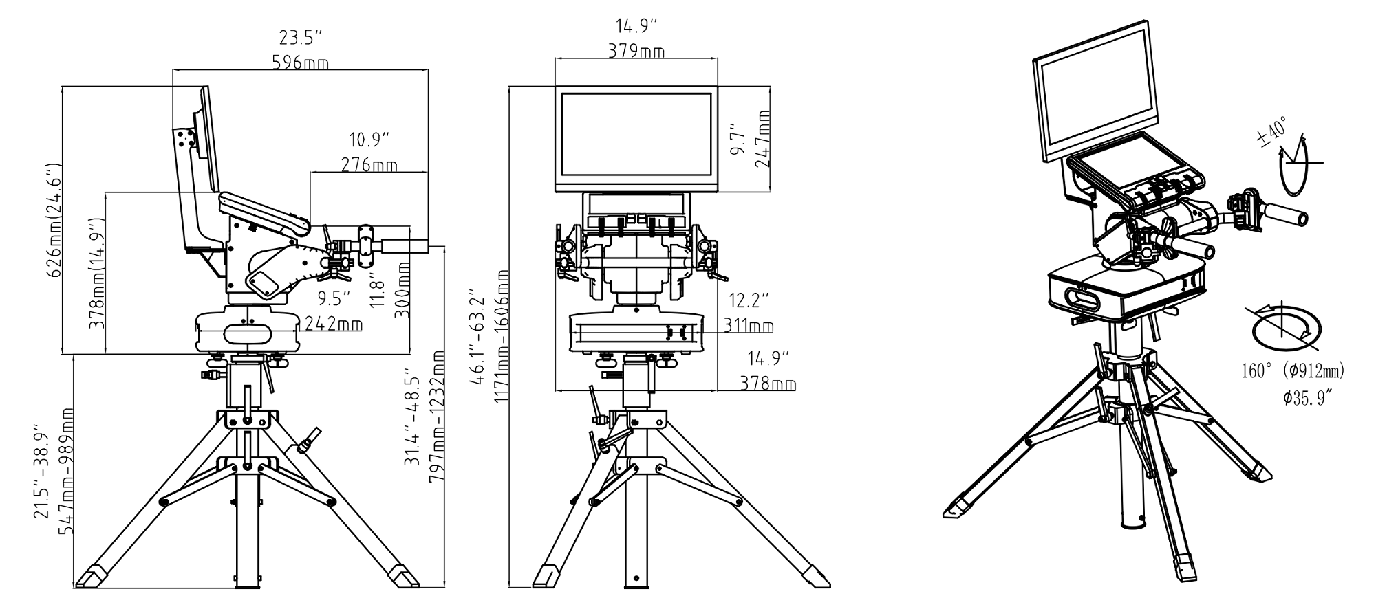 990383210042 FINE ISPOT PILOT Dimension drawing 2024-10-14_00 990383210042 FINE ISPOT PILOT Dimension drawing 2024-10-14_00